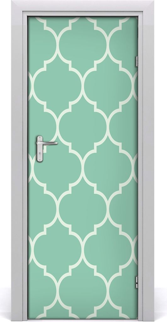 Tulup Türaufkleber 75x205 cm Dekorative Aufkleber Selbstklebend Wasserdichte Tapete Abnehmbar Schlafzimmer Wohnzimmer Wohnkultur - marokkanische H...