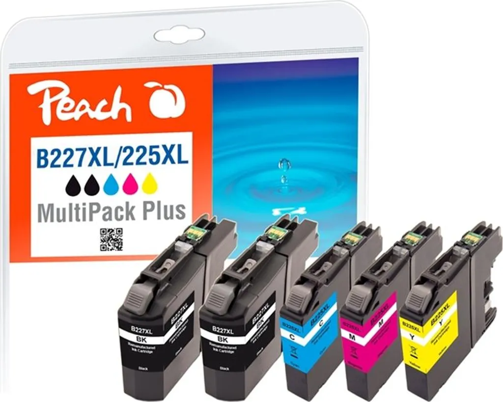 Économisez sur l'encre Brother LC-227XLVALBP avec le Pack Peach XL 4 Couleurs