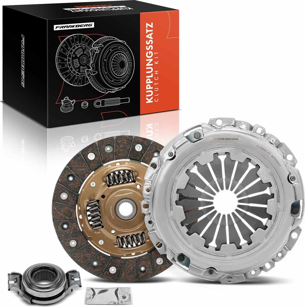 Frankberg 1x Kupplungssatz für VW Golf I Cabriolet III Variant Jetta Lupo Polo Classic Coupe Kasten/Schrägheck Van Vento