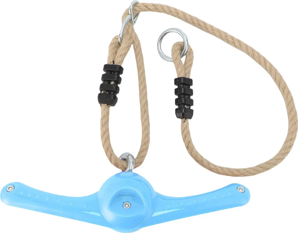 Altalena Twist Blu 360° | Maniglia Rotante per Slackline e Giardino