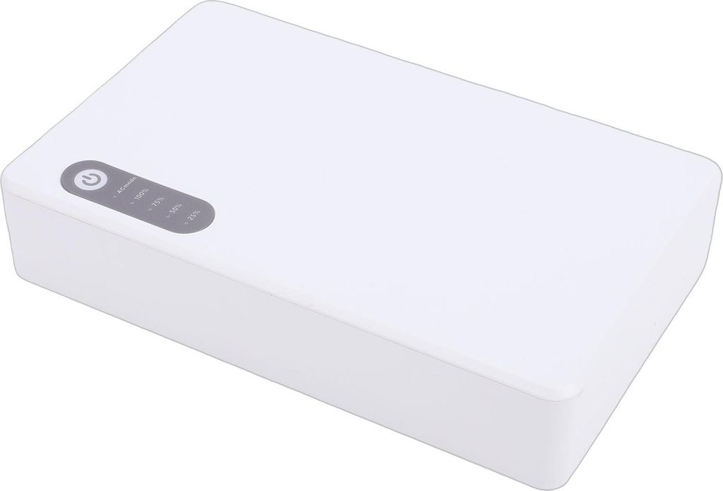 Mini-USV mit 10000 mAh Akku, unterbrechungsfreier Stromversorgung, mehreren DC-Ausgängen und USB-Typ-C-Anschlüssen für Router und Modem (US-Stec...