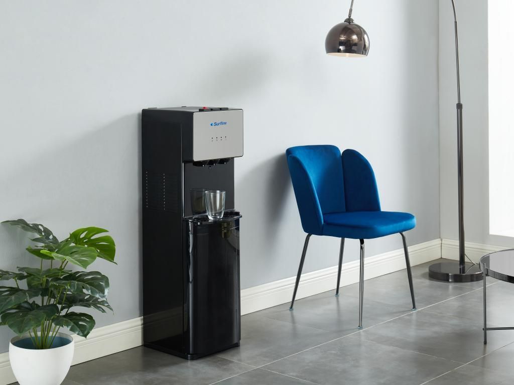 Flaschenwasserspender - Warmes/kaltes Wasser - Grau - LIMAN Produktbild 1