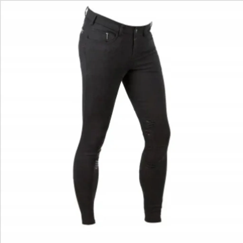 Covalliero Culotte d'équitation Basic Plus Hommes Noir Taille 52 Genoux - 6