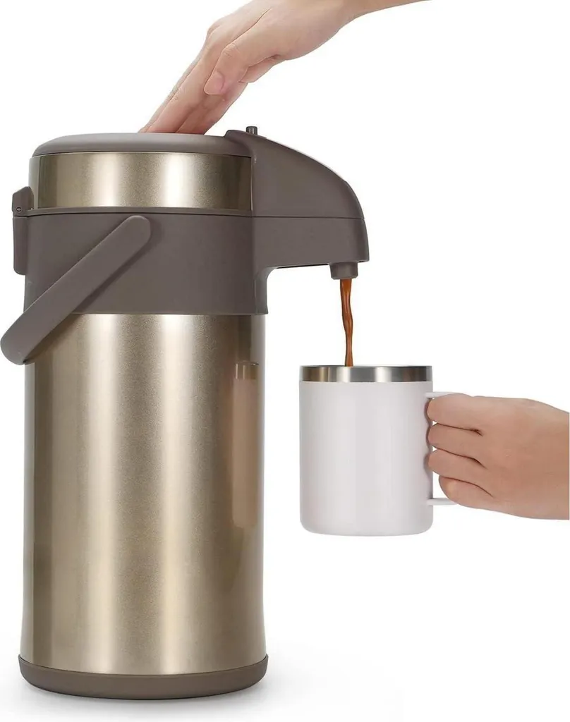Thermos 3L Olerd Inox da Campeggio | Caraffa Termica Pompa Outdoor