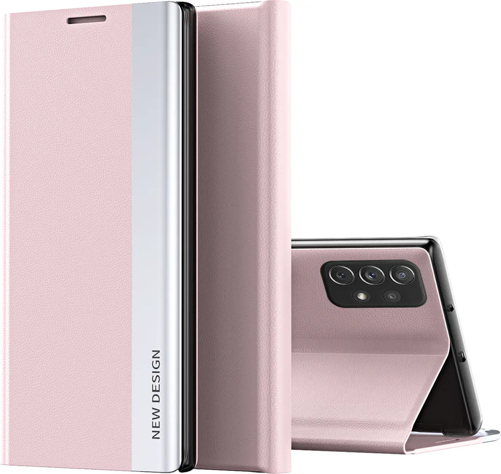 Custodia Galaxy A32 5G Rosa LaimTop | Flip Cover Magnetica in Ecopelle