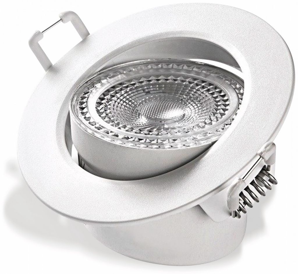 LED-Einbauleuchte DL 7002, 5,5 W, 400 lm, 3000 K, IP 44, dimmbar