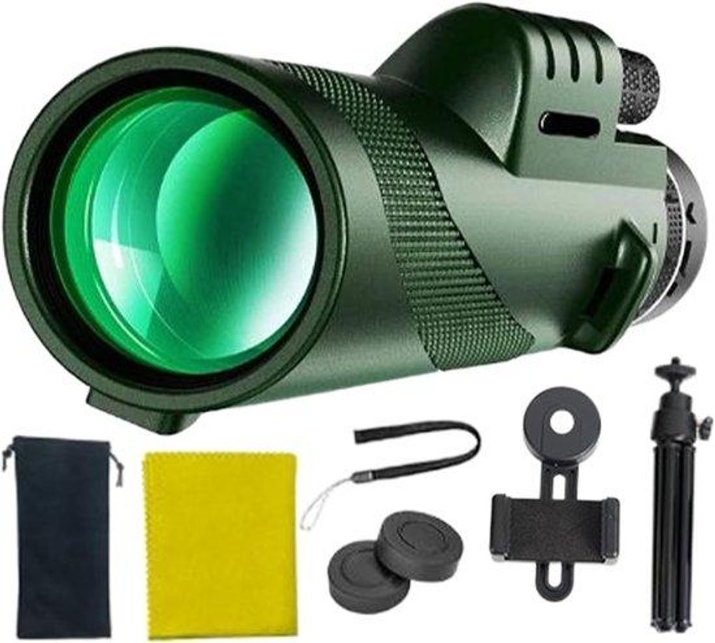 Faltbare Telescoop für Erwachsene mit hoher Kraft - wasserdichter Telescoop mit Einauge auf Dreibein | Tragbare Accessoires für Bergtouren Abente...