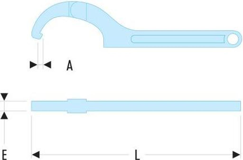Facom 125A.80 C spanner Spanner size (metric) 50 - 80 mm Image du produit 