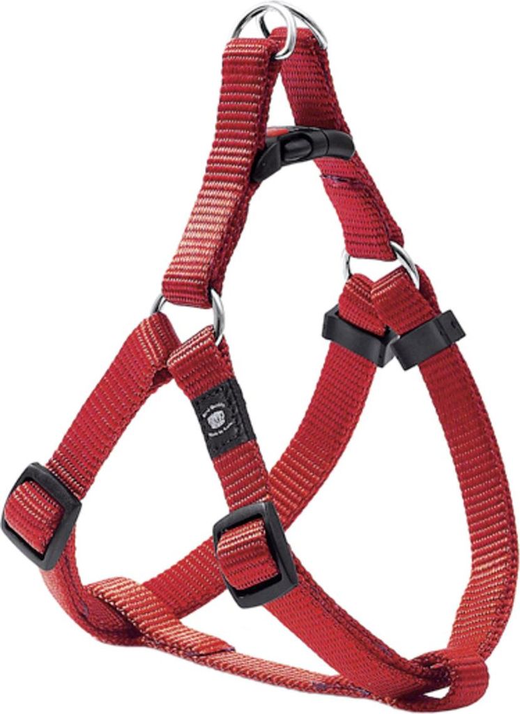 Flamingo Geschirr Step & Go Ziggi rot, Maße: 40-70 cm / 25 mm
