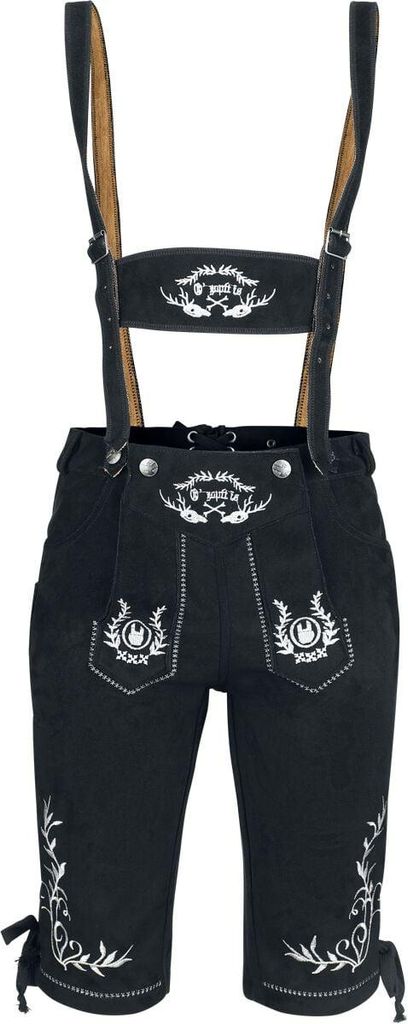 EMP Special Collection Damen Kunstlederhose Calla schwarz M