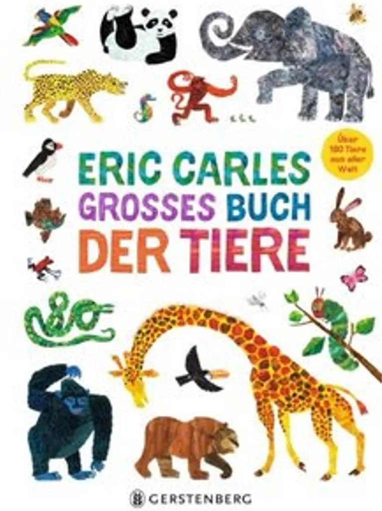 Grand Livre des Animaux Eric Carle pour l'Éveil et le Soir Enfants