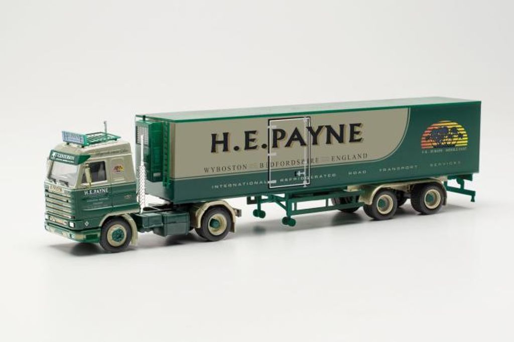 Herpa LKW Scania 143 Kühl-KSZ H.E.Payne  315661 Produktbild 