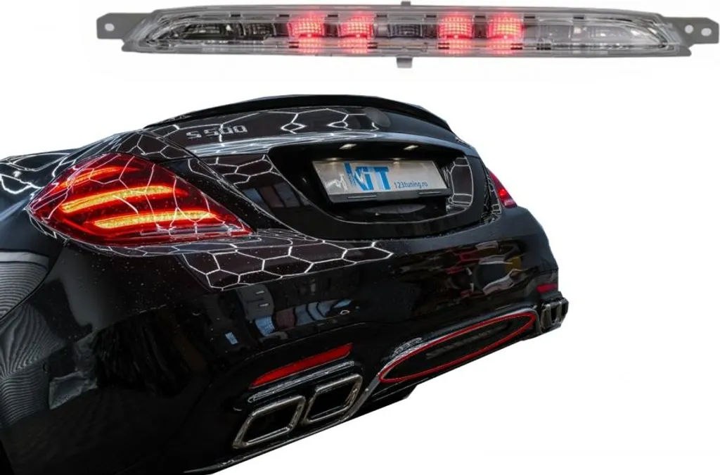 Phares LED Rouge Haute Luminosité pour Mercedes Classe S W222 2013 à 2020