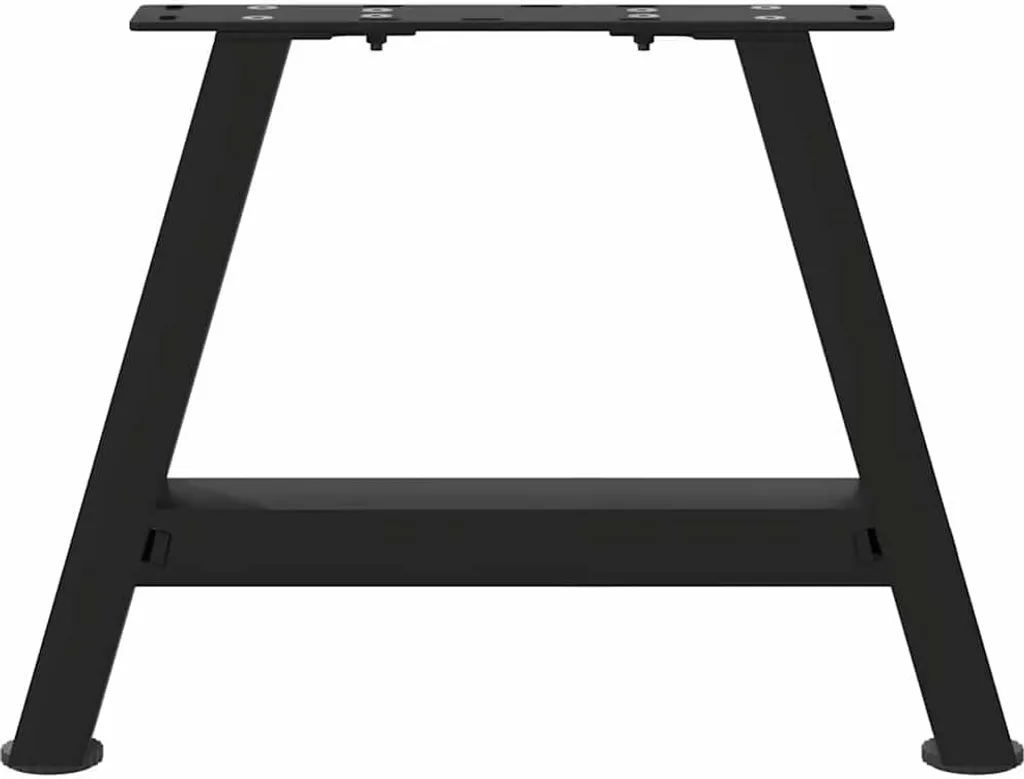Gambe in Acciaio Nero per Tavolino Caffè A-Frame DIY 2 Pezzi - 5