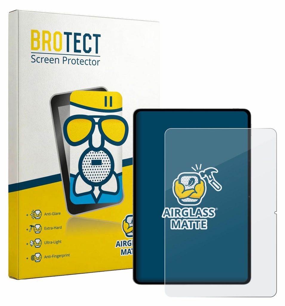 BROTECT Entspiegelungs Schutzglas für iQOO Pad 6 Pro Schutzfolie Panzer Folie Glas Display Schutz matt