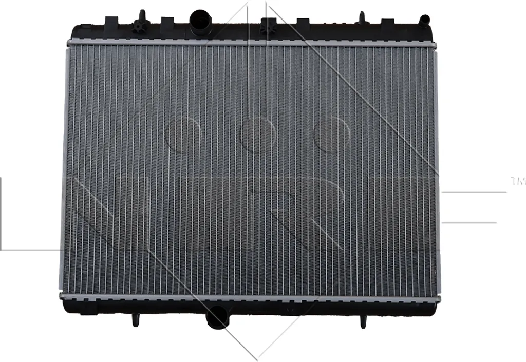 Radiateur alu brasé NRF pour Peugeot 208 - Dimensions 538 x 380 mm