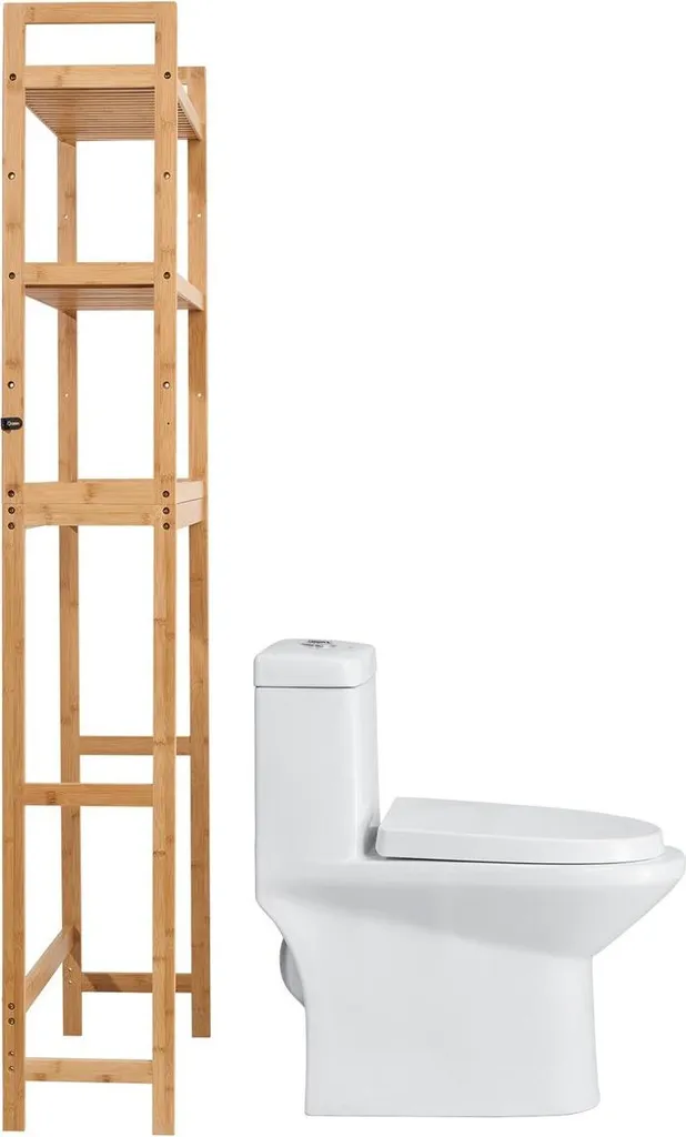 NUODWELL Organizer Bagno 2 Livelli Nero - Scaffale Trucchi e Profumi