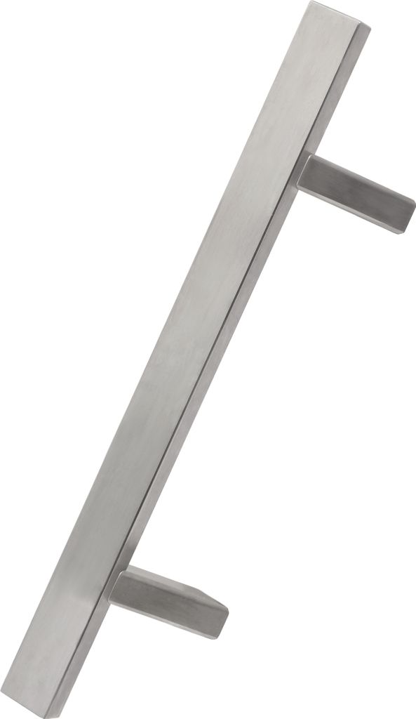 KOTARBAU Außentürbeschlag Einseitiger Haustürgriff aus Edelstahl mit langer Schraube INOX 45 Grad 300x500 mm