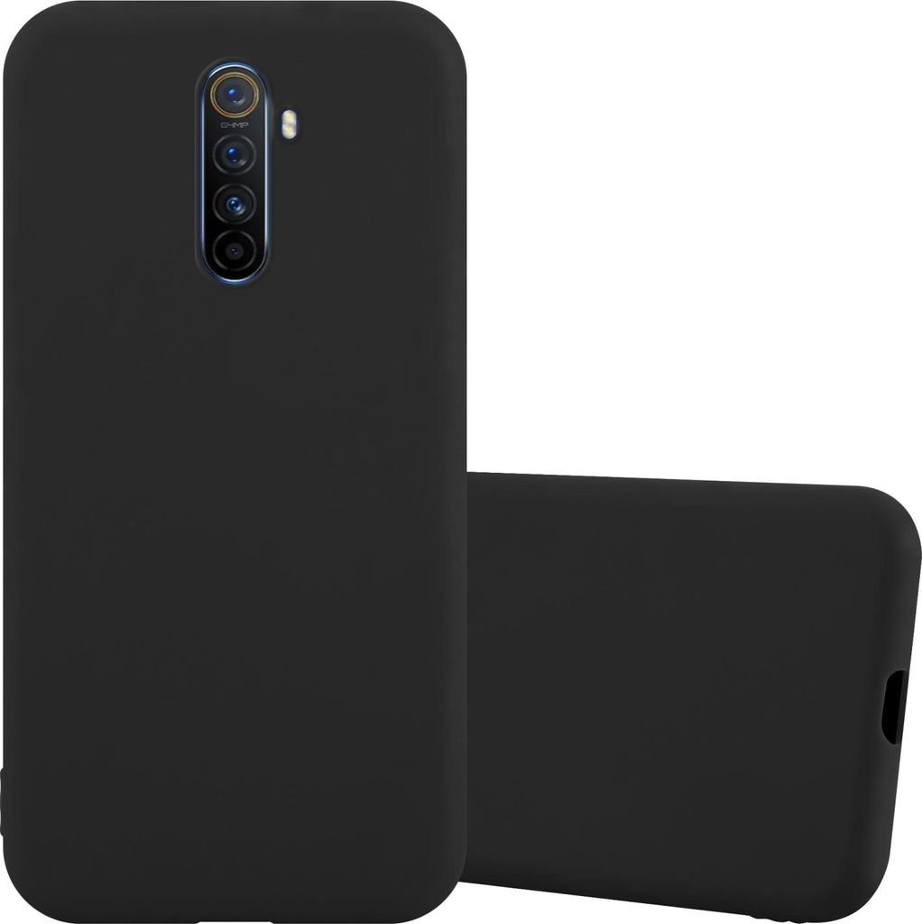 Cadorabo Hülle für Realme X2 PRO / Oppo Reno Ace Schutzhülle in Schwarz Handyhülle TPU Silikon Etui Case Cover