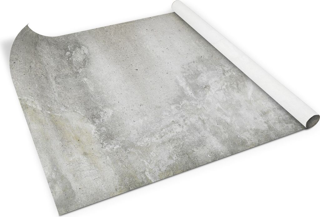 Alter schmutziger beton – PVC Klebefolie für Möbel – Möbelrenovierungsfolie – Möbelfolie selbstklebend – Küche – Schränke – Möbe...