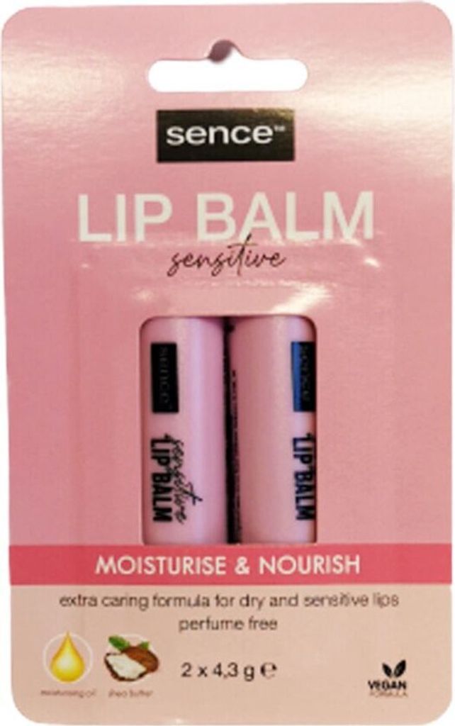 Sence Beauty Sensitive Lippenbalsam-Duo (2 Stück)