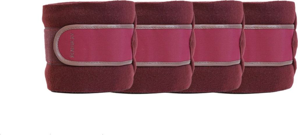 Kentucky Horsewear Fleecebandagen Beinschutz Bordeaux Full