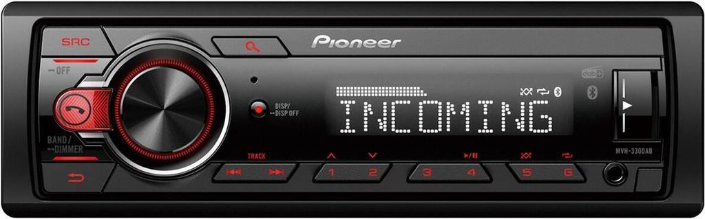 Pioneer MVH-330DABAN con antenna DAB Immagine del prodotto 