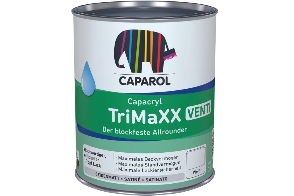Caparol Capacryl TriMaXX Venti, weiss, 750ml Produktbild 