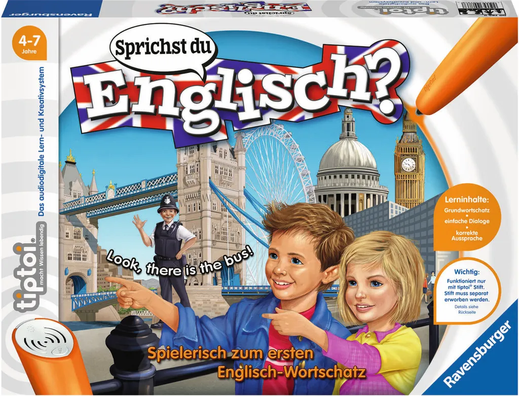 Méthode d'anglais enfant tiptoi® Parles-tu anglais ? premier apprentissage