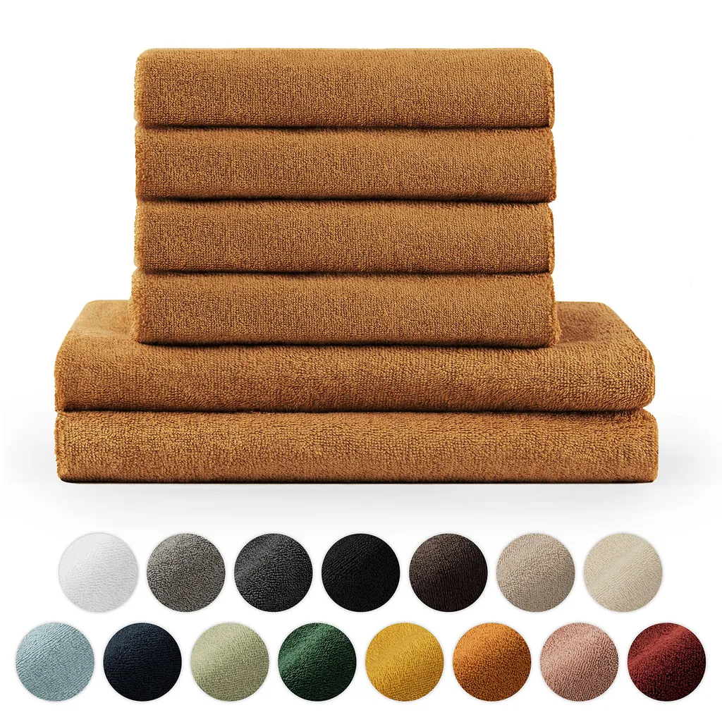 Dites Adieu à l'Humidité avec le Set de 6 Serviettes Blumtal Absorbantes