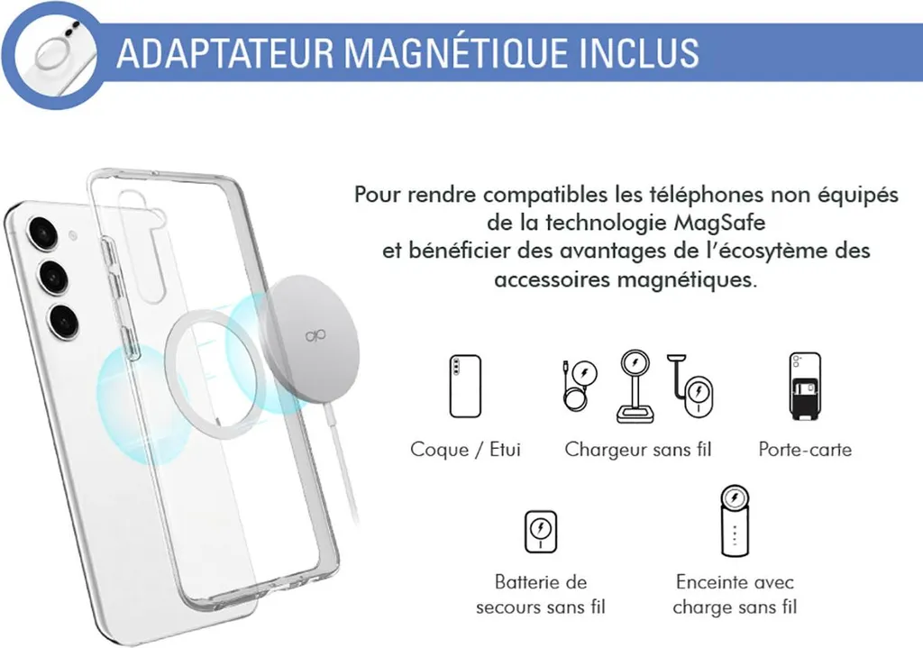Force Power MagSafe Stand 15W - Chargeur à Induction Rapide Design