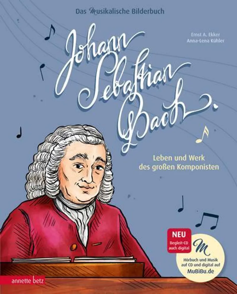 Livre musical Jean-Sébastien Bach avec CD et accès streaming audio HD