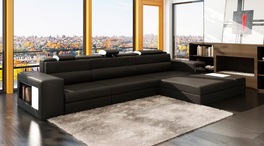 Wohnlandschaft Ecksofa L Form Couch Polster