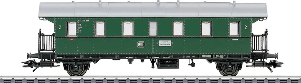 Wagon voyageurs Märklin 4314 H0 en métal et plastique haute précision DB