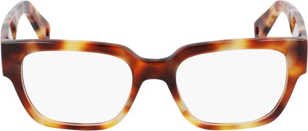 Monture Lanvin LNV2601-217 en acétate robuste et design havane 52