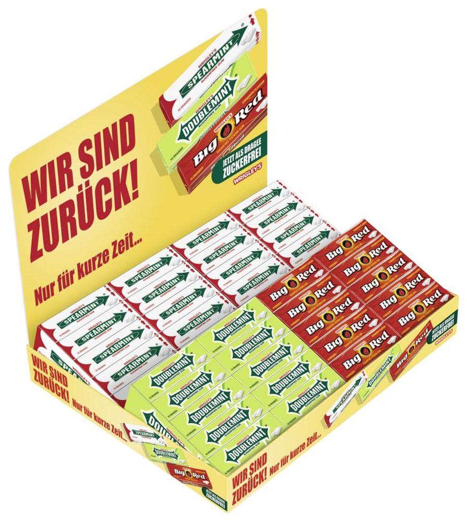 Assortimentsverpakking WRIGLEY'S SPEARMINT®, DOUBLEMINT®, Productafbeelding 