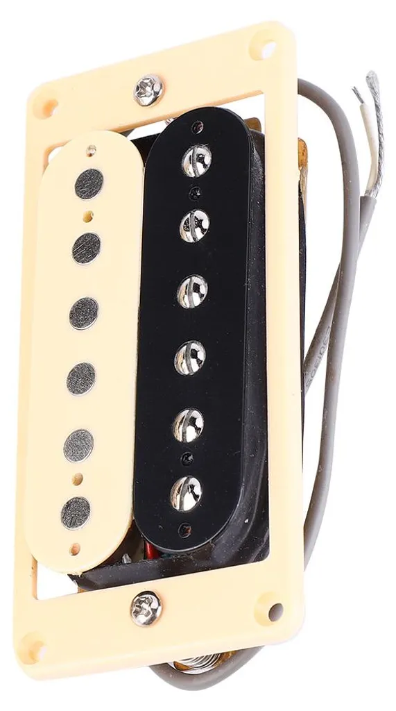 Micro Guitare Électrique GMC02 - Micro de Chevalet Jaune et Noir Style - 7