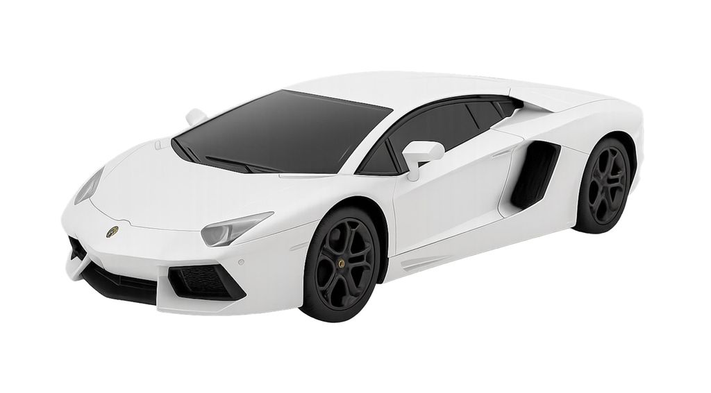RC SPORTAUTO 18cm ferngesteuert 1:24 Lamborghini Modellauto Modell Auto Fahrzeug Spielzeugauto 32 (Lamborghini Aventador LP-700-4, Weiss)