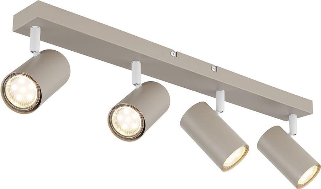 GLOBO Lighting Deckenstrahler ROBBY LBH 56x6x12 cm beige