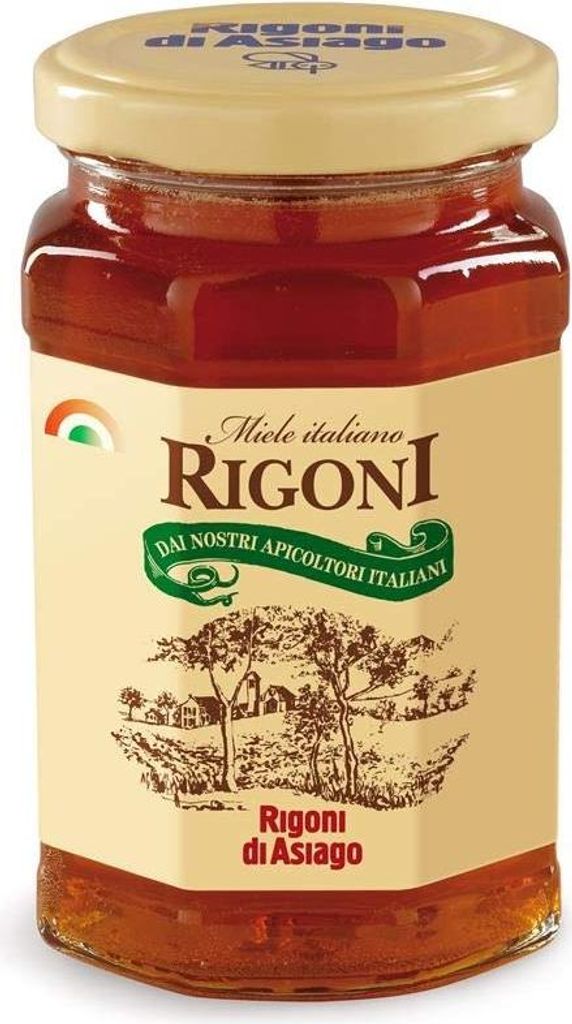 Rigoni di Asiago Miele Italiano Honig Einmachglas 400g 100% Italienisches Produkt Italienische Imkers Bienenstockprodukte