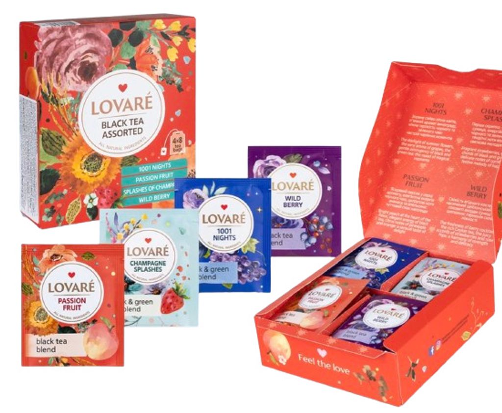 Tè nero Lovare Assortie in bustine 32*2gr Immagine del prodotto 
