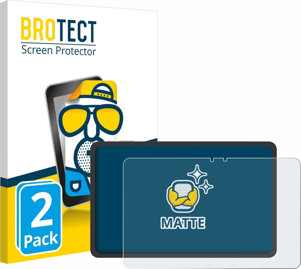 2x BROTECT Schutzfolie für VALE V12E-LTE-8128 Displayschutz Displayschutzfolie Folie Matt Entspiegelungsfolie
