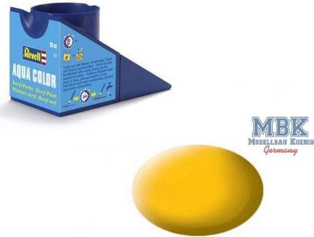 Revell AQ015 Aqua Color 015 gelb matt Produktbild 