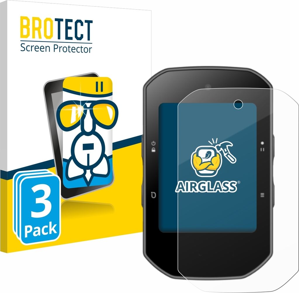 3x BROTECT Schutzglas für Bryton Rider S500 Schutzfolie Panzer Folie Glas Display Schutz klar