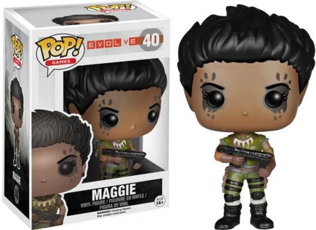 Figurine de collection Funko Pop Maggie n°40 Evolve en vinyle 9cm
