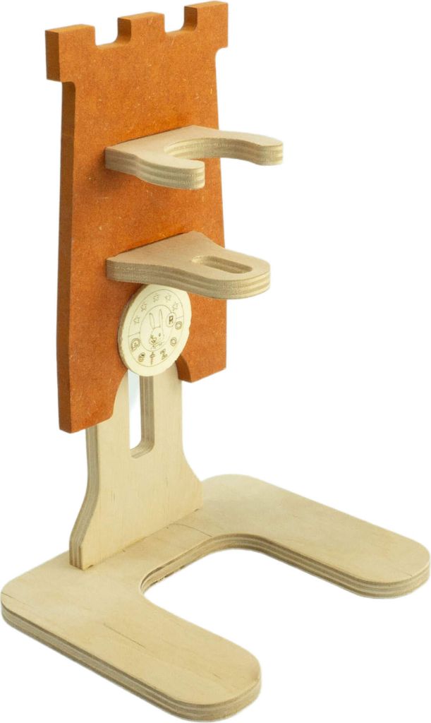 Getzoo Burgtränke aus Holz + Trinkflasche von Classic 150 ml