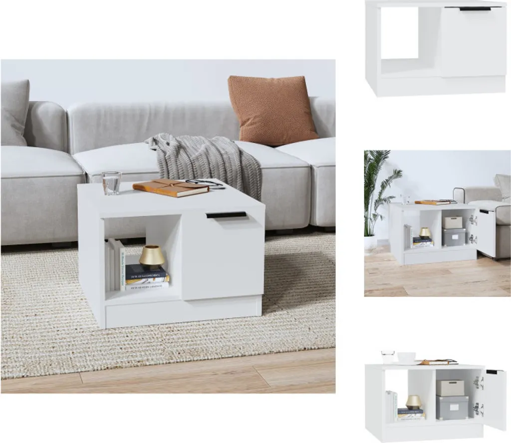 Occasione Tavolino vidaXL Bianco 50x50: Design Moderno a Piccolo Prezzo