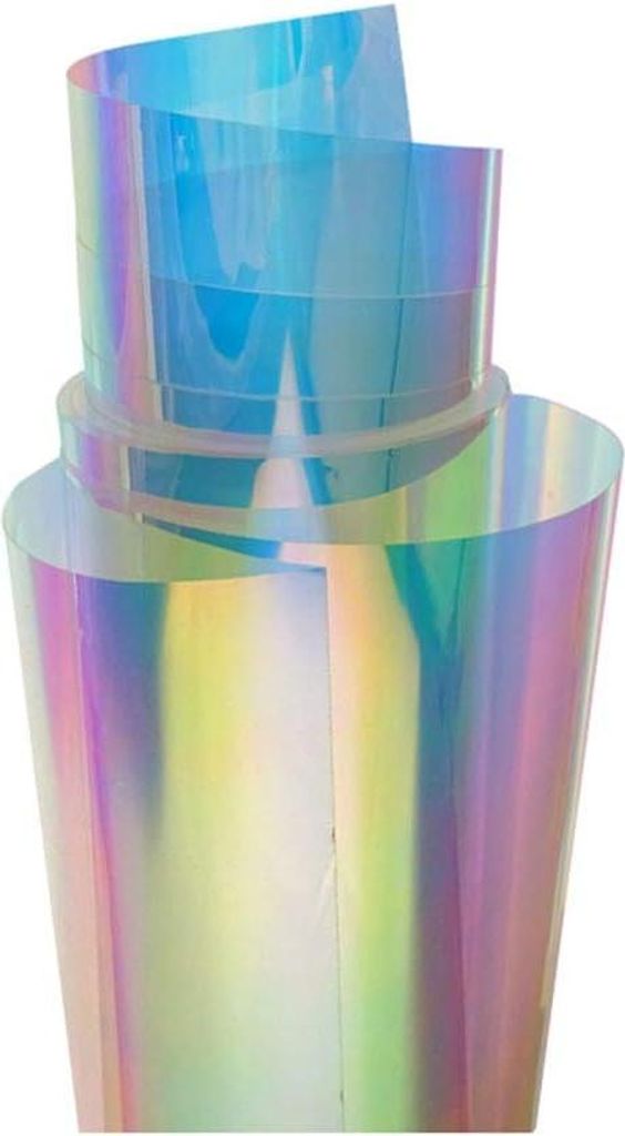 50*50 farbe Fenster Film Regenbogen Wirkung Schillernden Fenster Tönung Dekorative Glas Aufkleber Selbst-Adhesive Home Aufkleber DIY