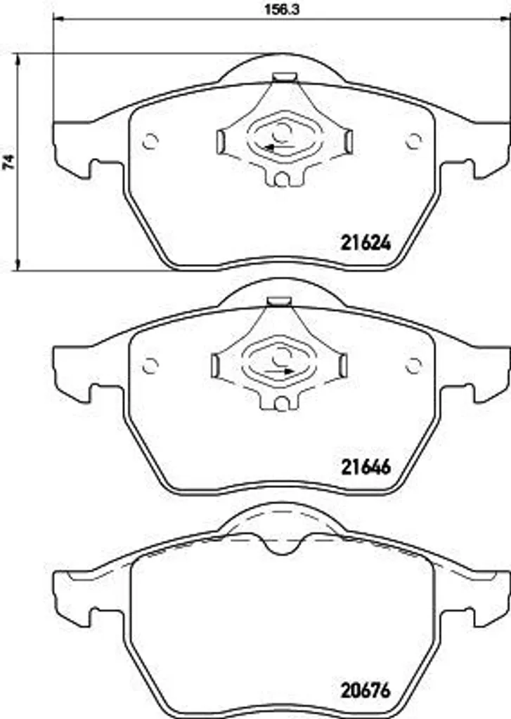 Plaquettes de frein haute durabilité HELLA pour 4D0698151A Audi et VW