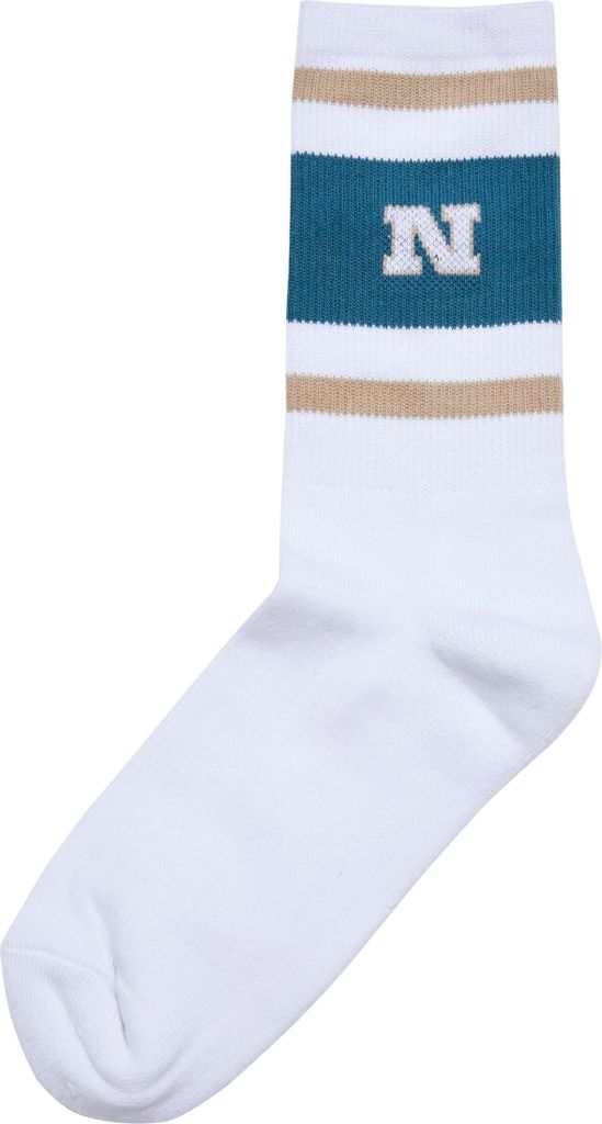 Urban Classics TB5638 | College Team Socks College Strümpfe - Farbe: unionbeige/bottlegreen/white - Größe: 47-50